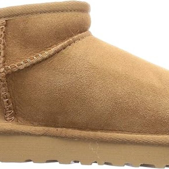 UGG Women's Classic Ultra Mini Boot Chestnut- New in Box - Picture 4 of 5